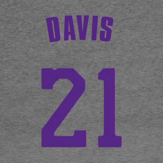 Anthony Davis Jersey - NBA Los Angeles Lakers by xavierjfong